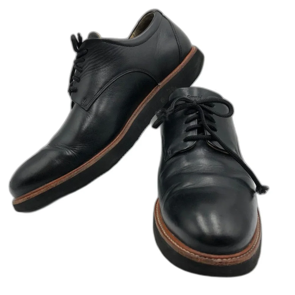 Samuel Hubbard Vibram Men's Black Leather Oxford Lace Up Shoes Size 10.5